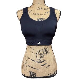 Adidas TLRD Impact Training High-Support Black Sports Bra Size M DD-F